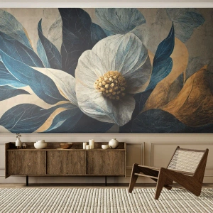 Photo Wallpaper Standard Eco - With a Heart of Gold - Flower, Elegant, Piece - 500x350 cm