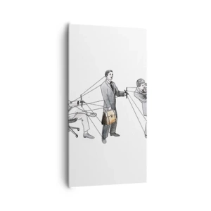 Canvas picture - Everyone Is Someone Else's Puppet - 65x120 cm