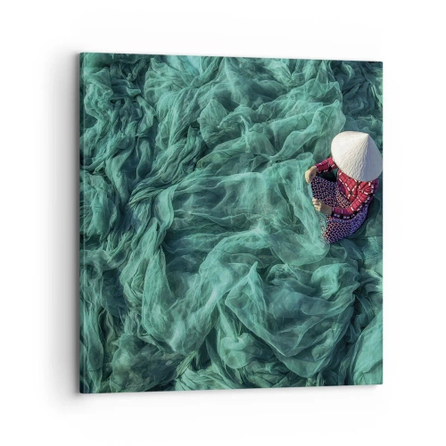 Canvas picture - In the Sea of Nets - 70x70 cm
