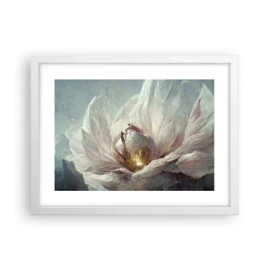 Poster in white frmae - It Blooms Once Every Hunderd Years - 40x30 cm