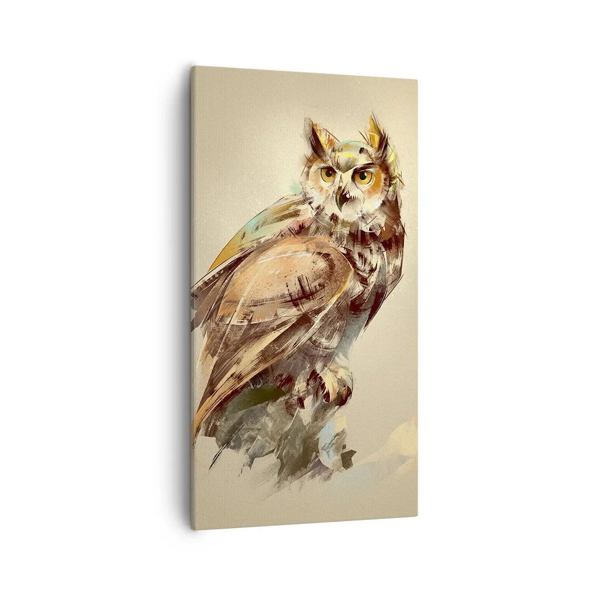 Canvas picture - The Wisest Owl - 55x100 cm