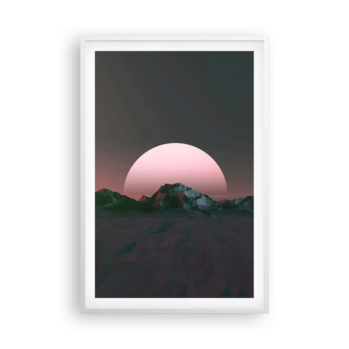 Poster in white frmae - In a Neighbouring Galaxy - 61x91 cm