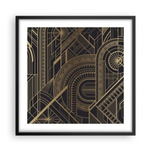 Poster in black frame - Concepts, Ideas, Plans - 50x50 cm