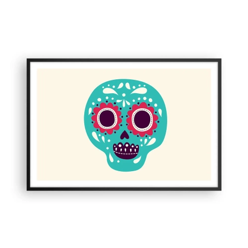 Poster in black frame - Life - Fun Until You Die - 91x61 cm