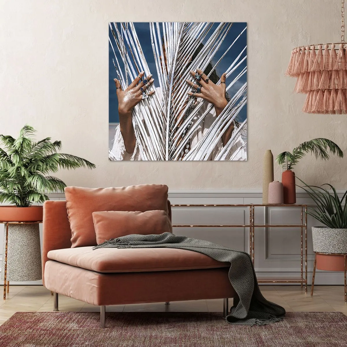 Canvas picture - Shaman's Girlfriend? - 40x40 cm