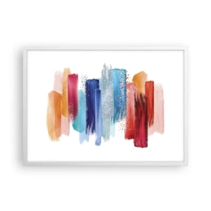 Poster in white frmae - Up and Down - 70x50 cm