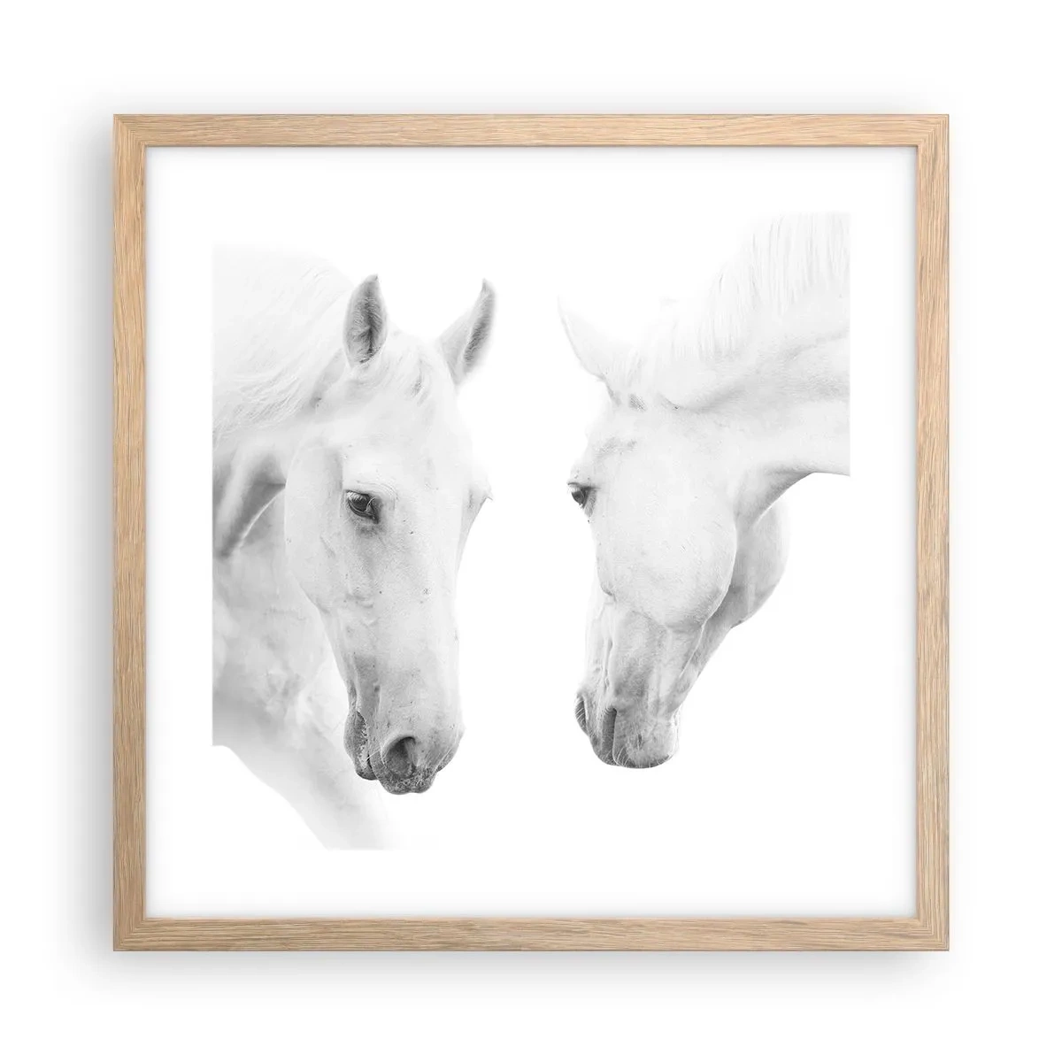 Poster in light oak frame - Is this friendship…? - 40x40 cm