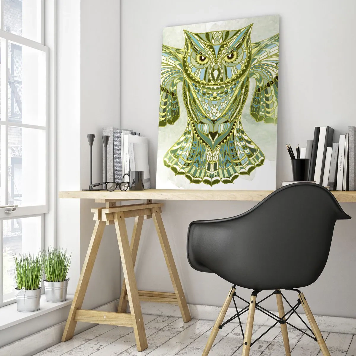 Glass picture - From a Celtic Sacred Grove - 50x70 cm