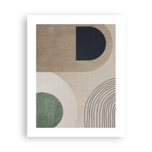 Poster - Gentleness of an Oval - 40x50 cm