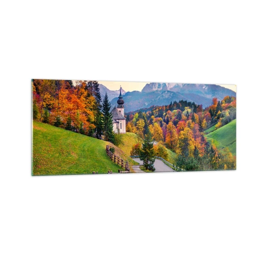 Glass picture - Landscape Like a Picture - 100x40 cm