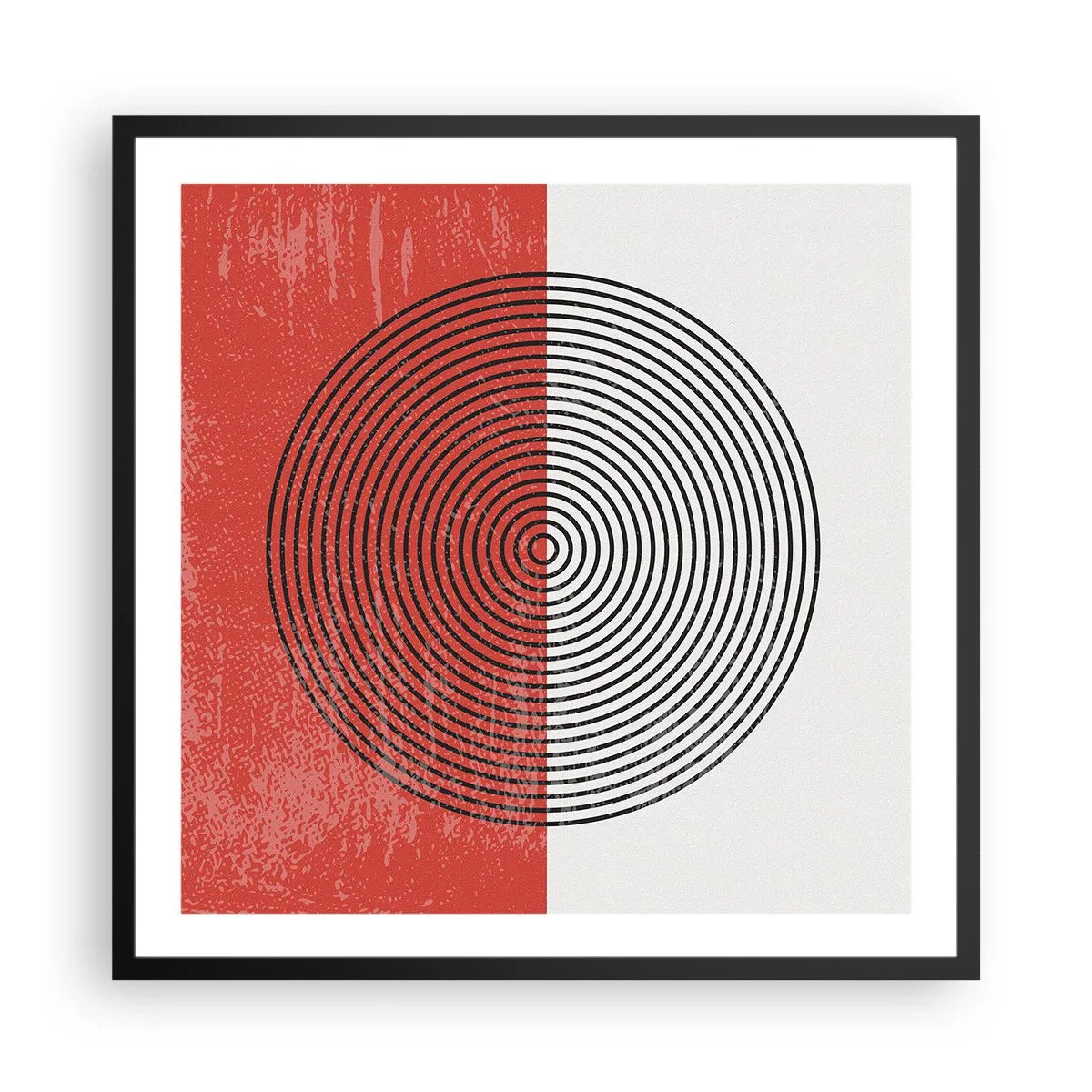 Poster in black frame - To the Core - 60x60 cm