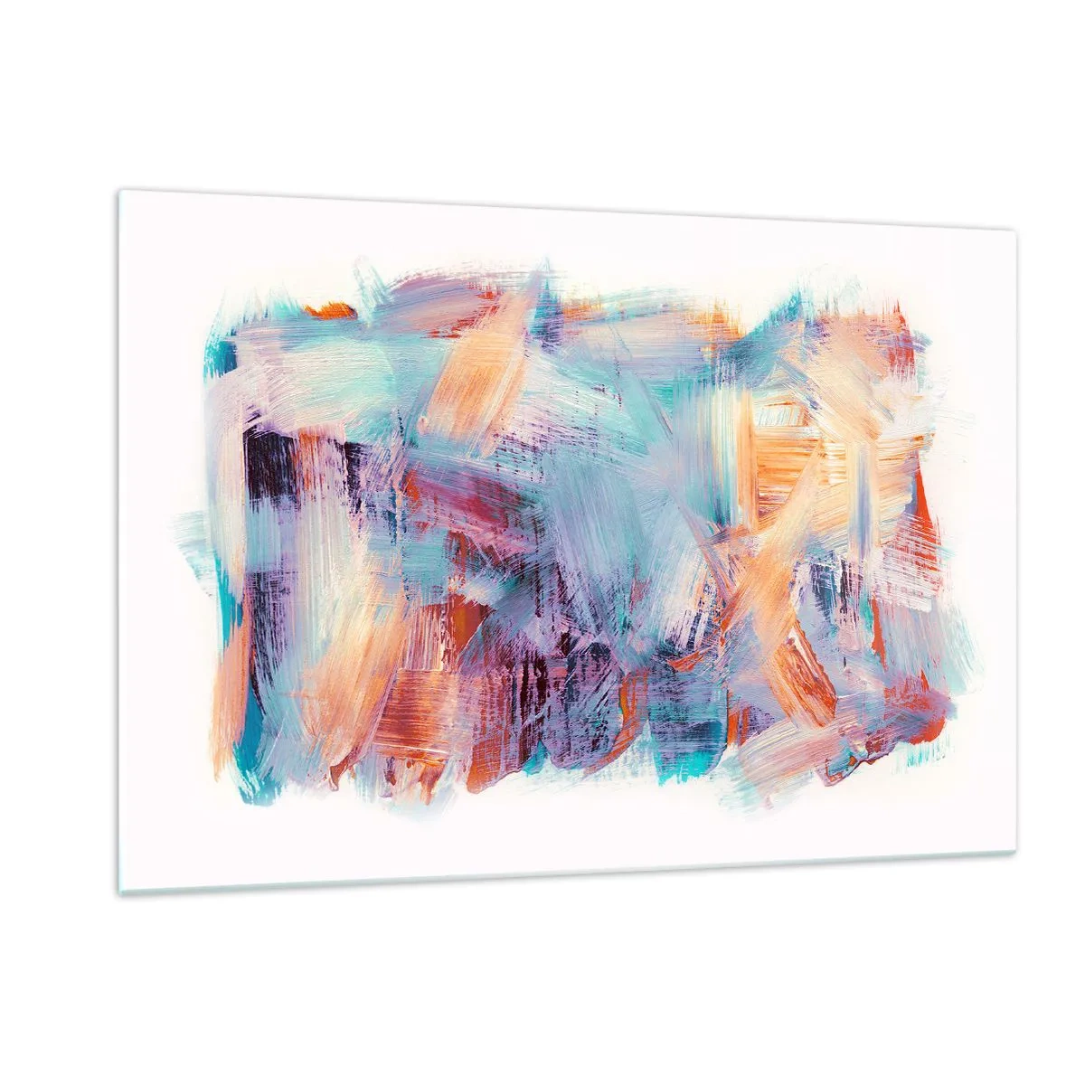 Glass picture - Colourful Mess - 120x80 cm