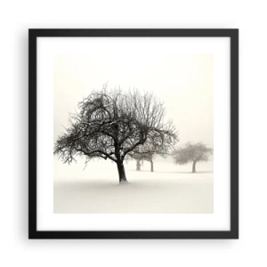 Poster in black frame - Winter Dream - 40x40 cm