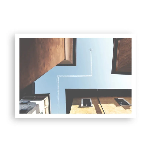 Poster - Above City Maze - 100x70 cm