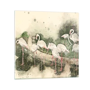 Glass picture - Exotic Dream - 60x60 cm