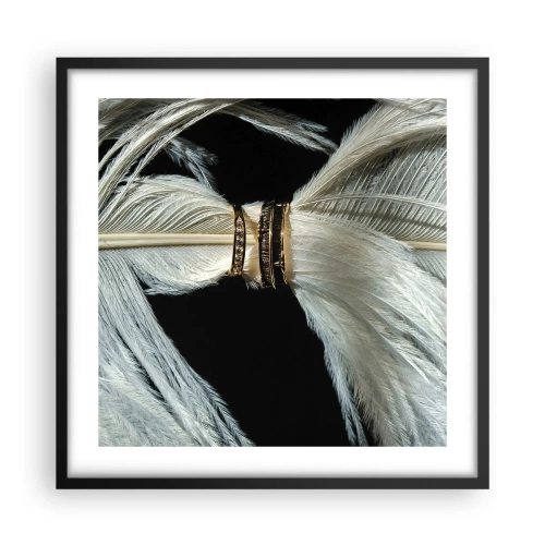 Poster in black frame - …and I won't Leave You… - 50x50 cm