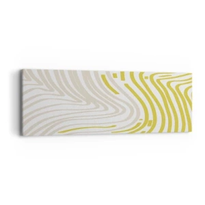 Canvas picture - Composition with a Gentle Curve - 90x30 cm
