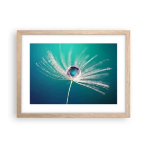 Poster in light oak frame - Mystical Moment - 40x30 cm