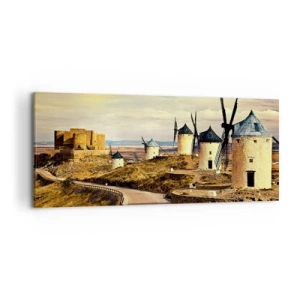 Canvas picture - Don Quixote Is Coming - 120x50 cm