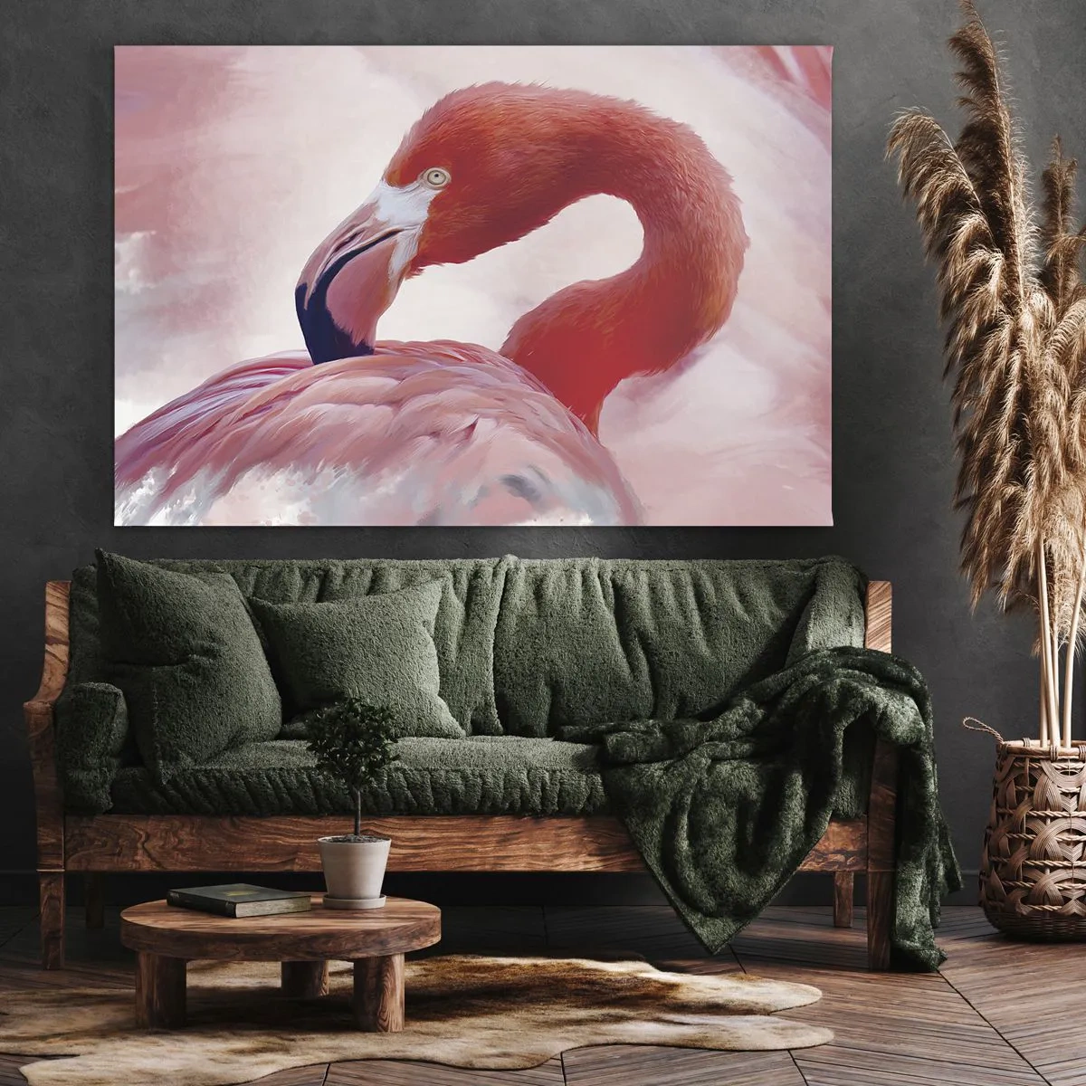 Canvas picture - Bird Look - 120x80 cm