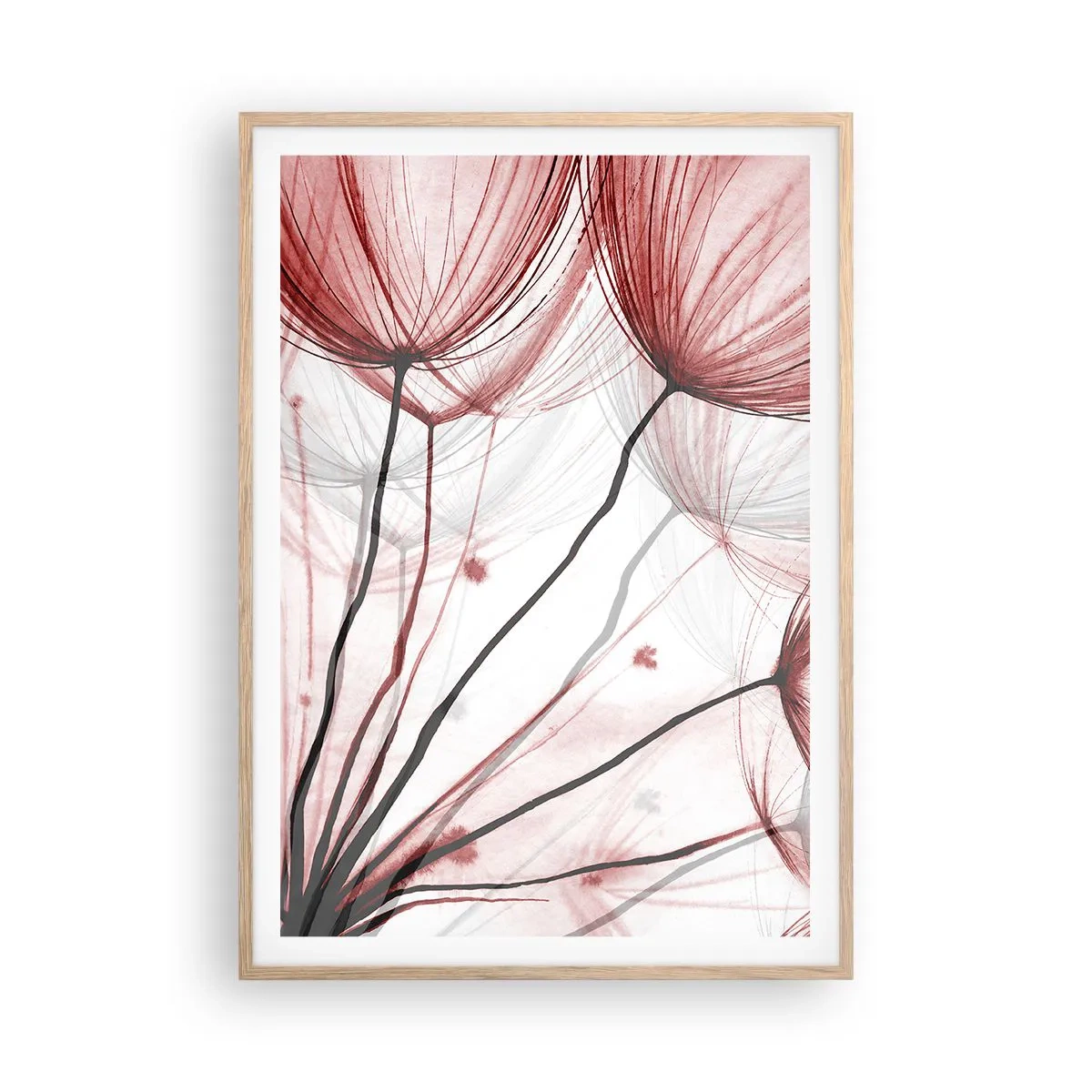 Poster in light oak frame - Before Takeoff - 70x100 cm