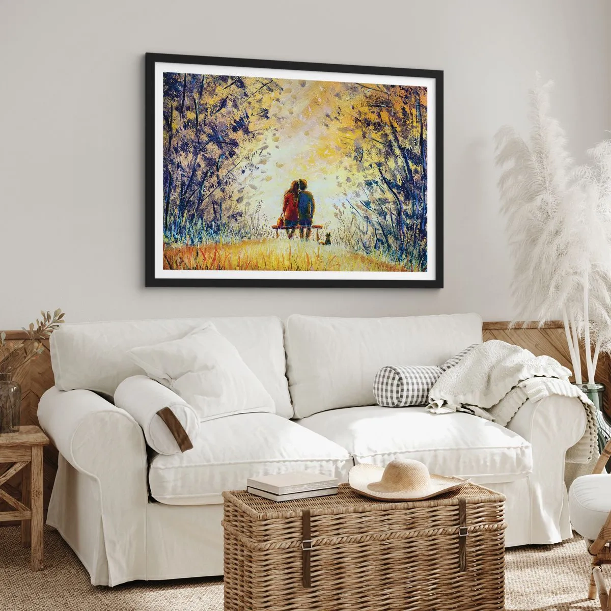 Poster in black frame - Magical Moment - 40x30 cm