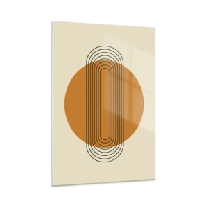 Glass picture - Perfect Plan - 50x70 cm