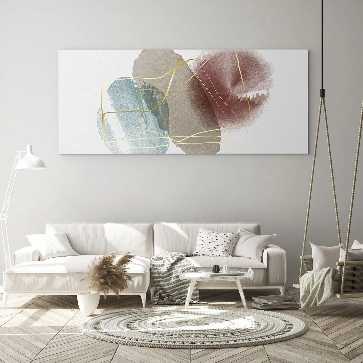 Glass picture - Beads of Space - 100x40 cm