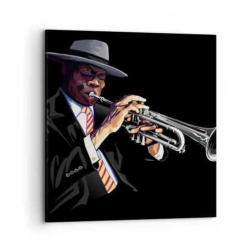 Canvas picture - Charm of Old School - 70x70 cm