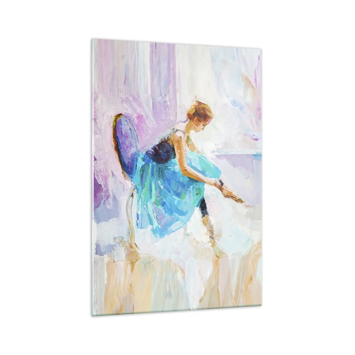 Glass picture - Unspeakable Grace, Subtle Charm - 70x100 cm