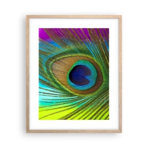 Poster in light oak frame - Eye to Eye - 40x50 cm