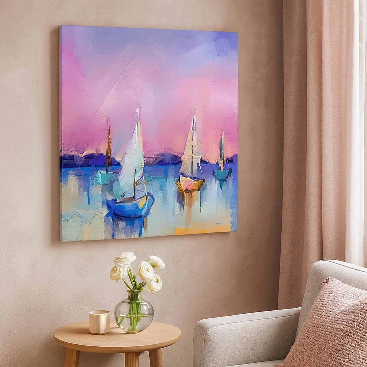 Canvas picture - Direction: High Sees - 30x30 cm