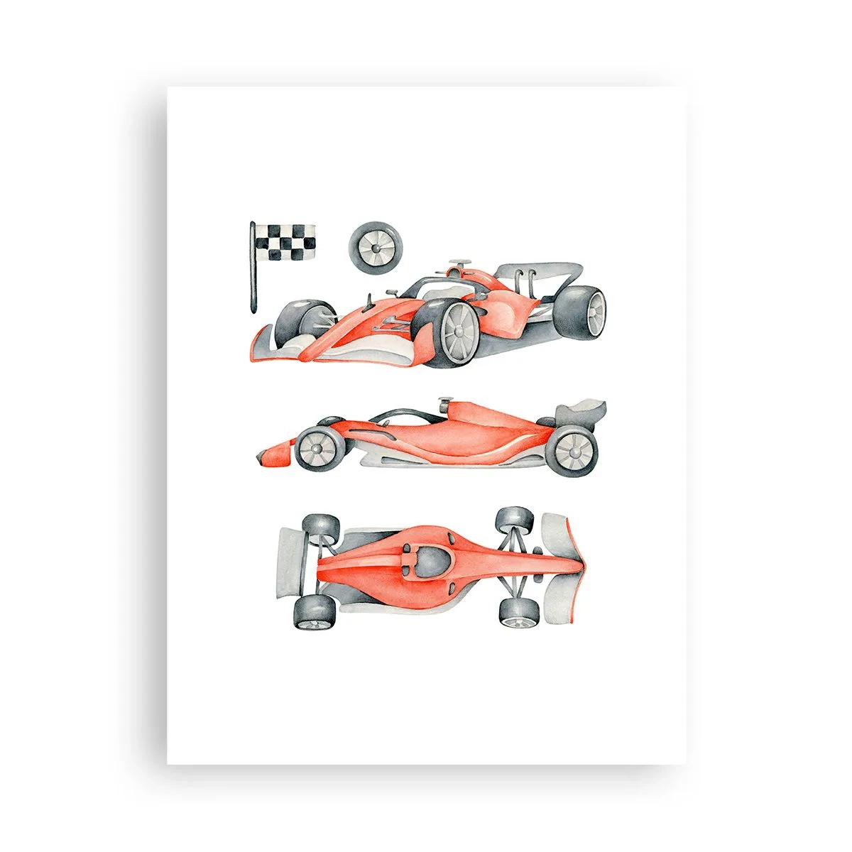 Poster - Race for the Dreams - 30x40 cm