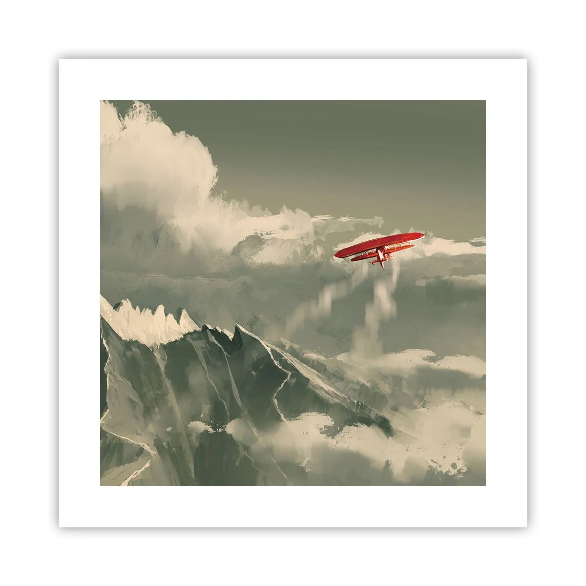 Poster - Fearless Pioneer - 40x40 cm