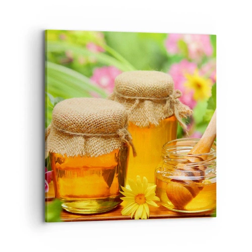 Canvas picture - Sweet and Flowery - 70x70 cm