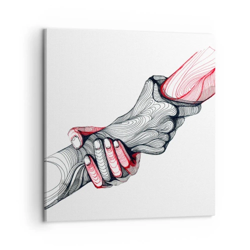 Canvas picture - You Are in Good Hands - 50x50 cm