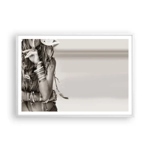 Poster in white frmae - Like a Girl - 100x70 cm