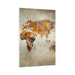 Glass picture - Really Big World - 80x120 cm