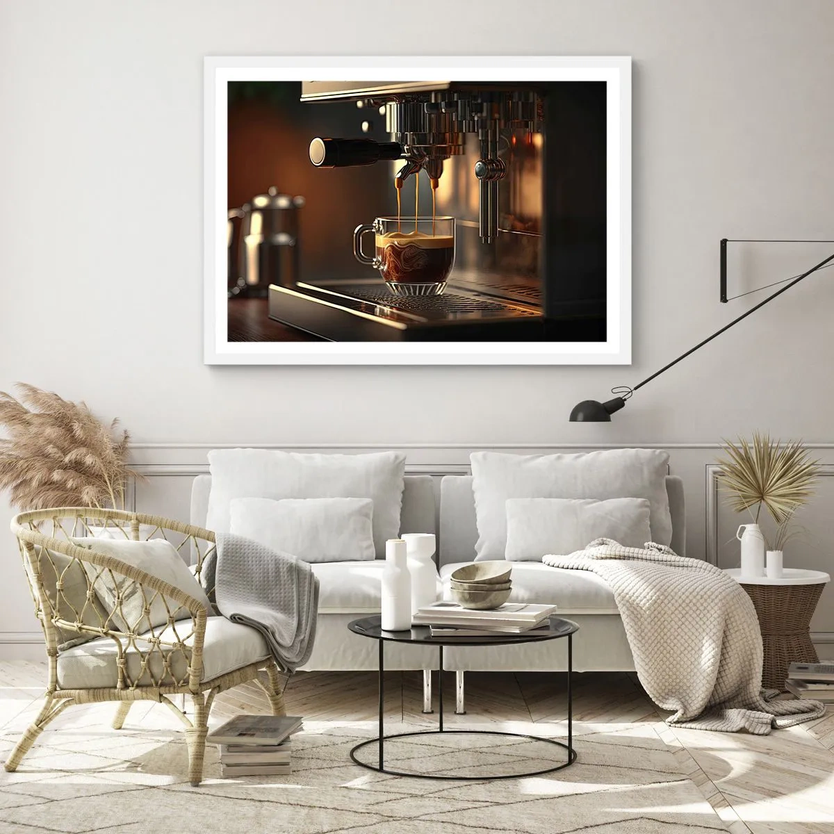 Poster in white frmae - Sensual Mixture - 100x70 cm