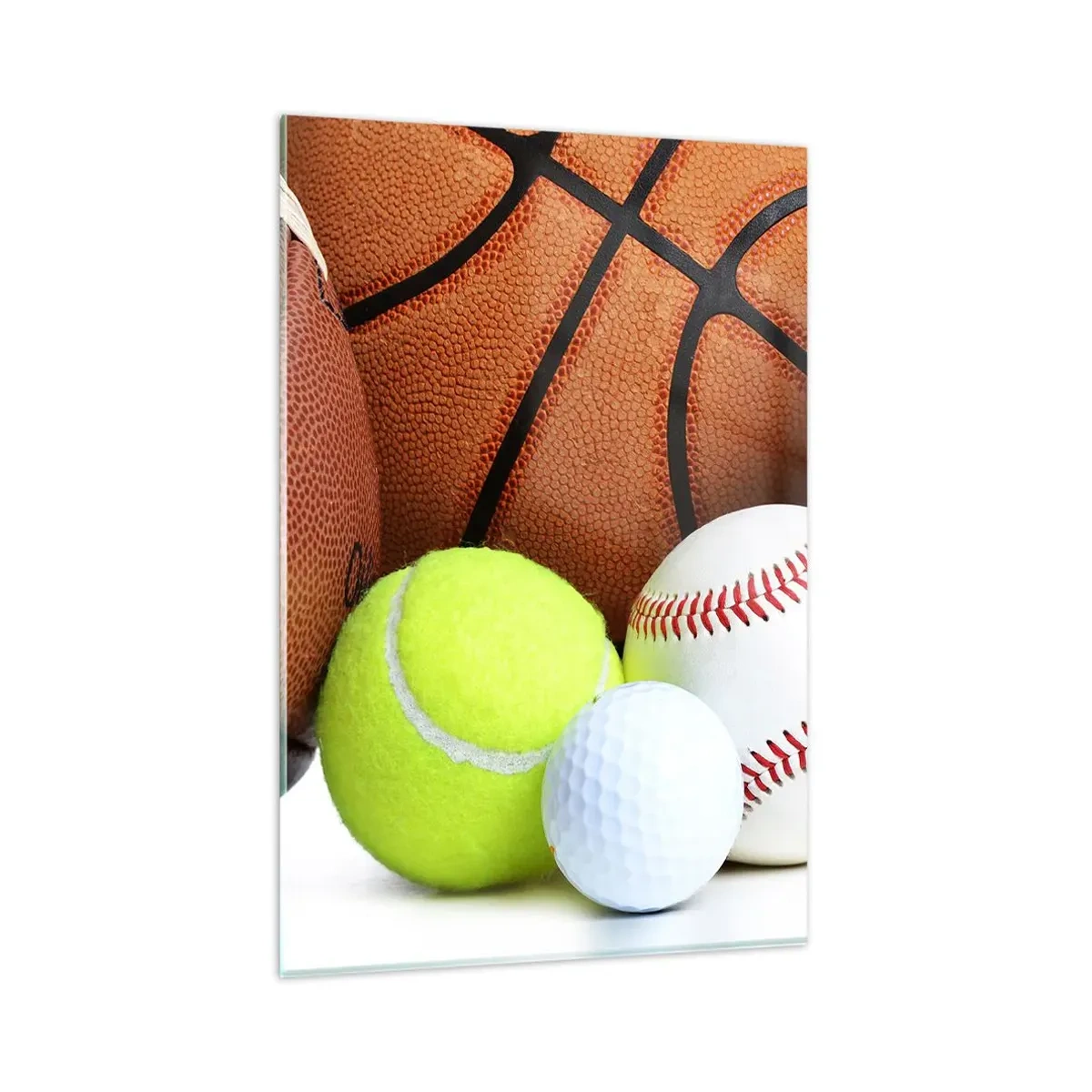 Glass picture - Football Unites Us - 80x120 cm