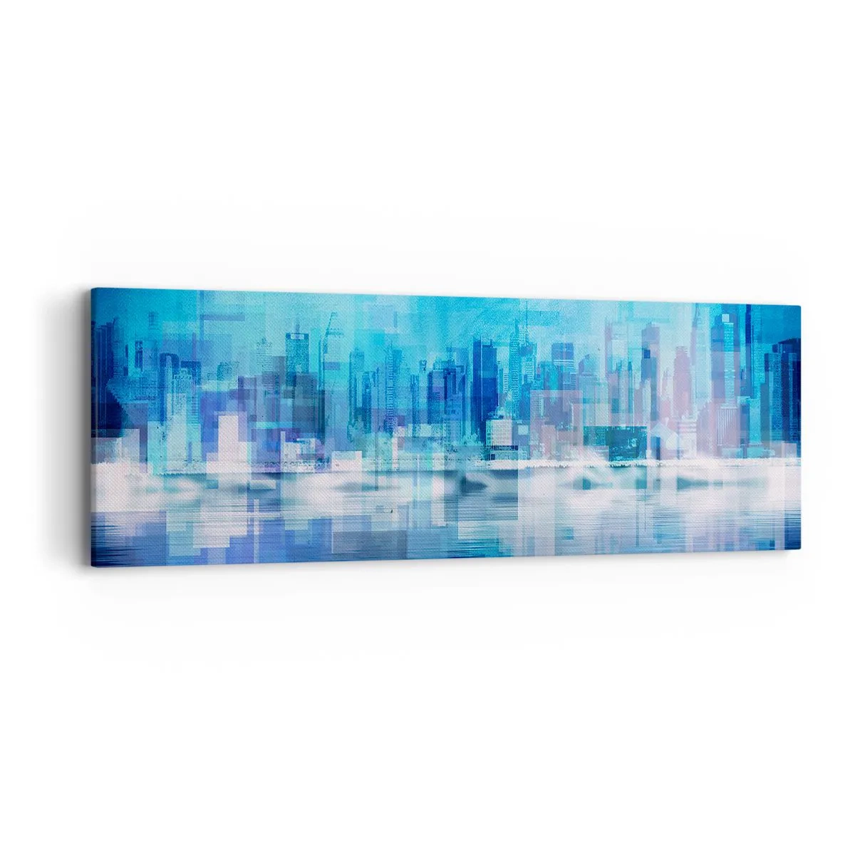 Canvas picture - Sunk in Blue - 90x30 cm
