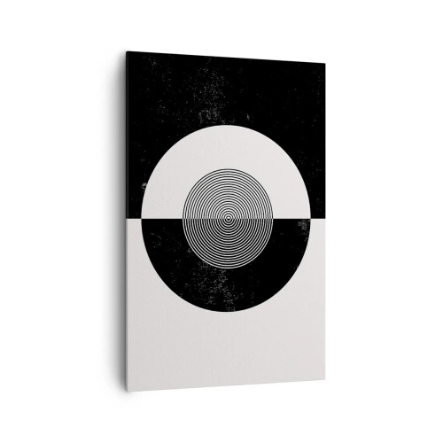 Canvas picture - Harmony in Black and White - 80x120 cm