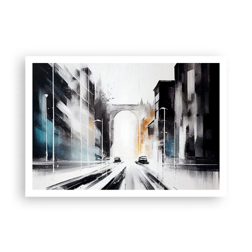 Poster - Study of a City: Architecture and Movement - 100x70 cm