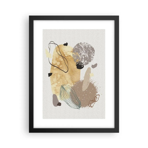 Poster in black frame - Applied Splashing - 30x40 cm