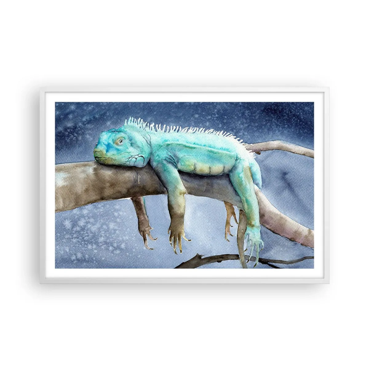Poster in white frmae - It Feels Good - 91x61 cm