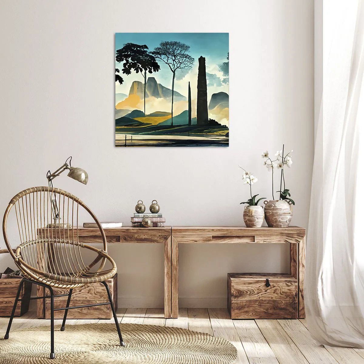 Canvas picture - Higher and Higher - 50x50 cm