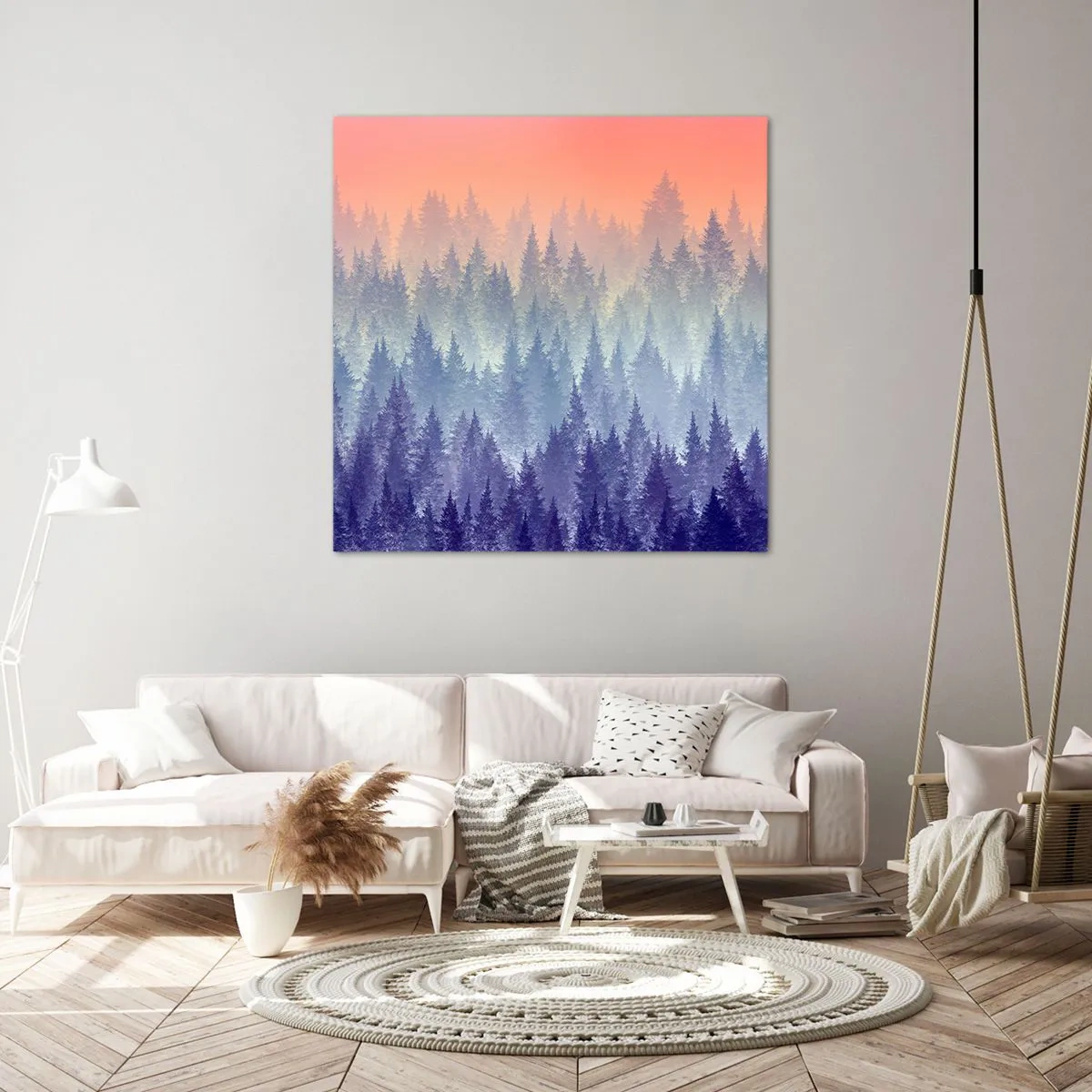 Canvas picture - High, Higher to the Sky - 30x30 cm