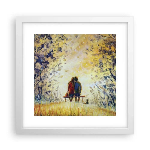 Poster in white frmae - Magical Moment - 30x30 cm