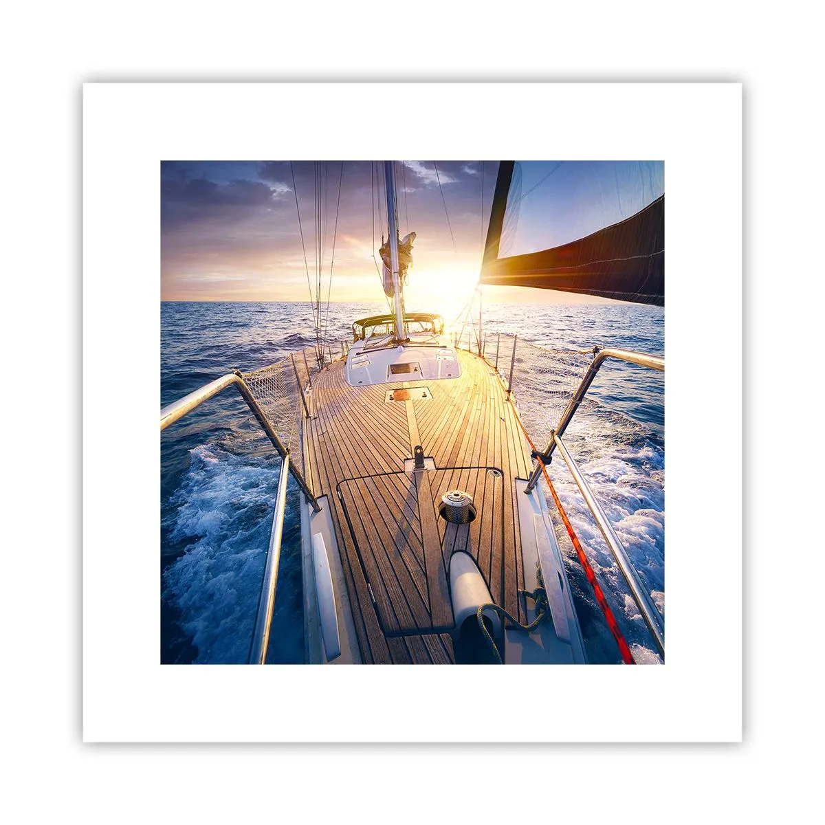 Poster - Running on Waves - 30x30 cm
