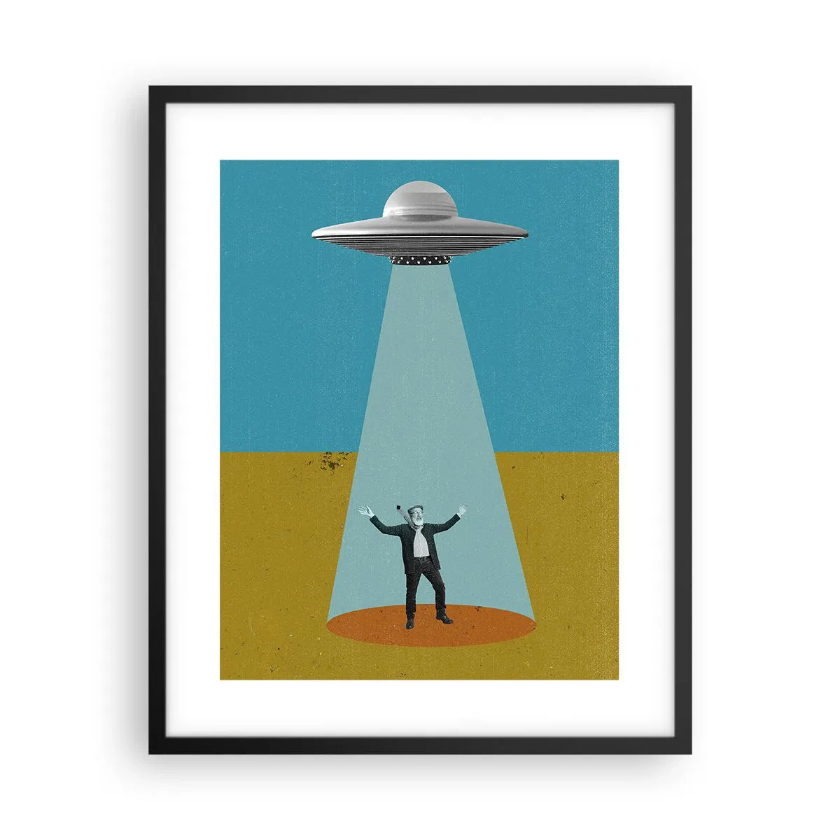 Poster in black frame - Close Encounter - 40x50 cm